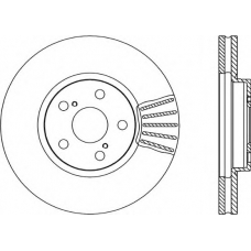 BDA1829.20 OPEN PARTS Тормозной диск