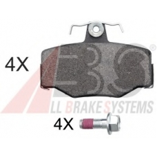 36741 OE ABS Комплект тормозных колодок, дисковый тормоз