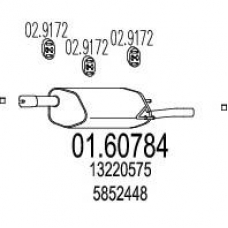 01.60784 MTS Глушитель выхлопных газов конечный