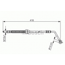 1 987 476 620 BOSCH Тормозной шланг