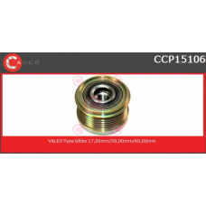CCP15106 CASCO Ременный шкив, генератор
