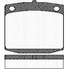 8110 14023 TRISCAN Комплект тормозных колодок, дисковый тормоз