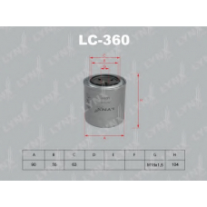 LC-360 LYNX Фильтр масляный