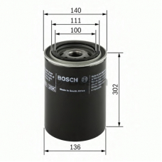 F 026 407 056 BOSCH Масляный фильтр