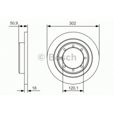 0 986 479 A93 BOSCH Тормозной диск