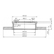 BDC3470 QUINTON HAZELL Тормозной диск