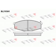 BL2103A1 FTE Комплект тормозных колодок, дисковый тормоз
