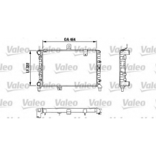 811056 VALEO Радиатор, охлаждение двигателя