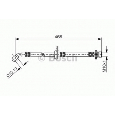 1 987 481 038 BOSCH Тормозной шланг