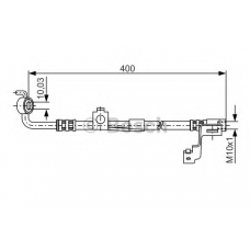 1 987 476 815 BOSCH Тормозной шланг