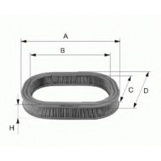 AE220 FILTRON Воздушный фильтр