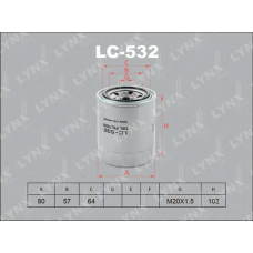 LC-532 LYNX Фильтр масляный