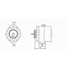 943356210010 MAGNETI MARELLI Генератор