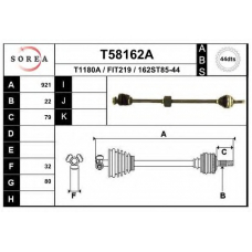 T58162A EAI Приводной вал