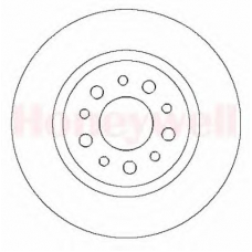 562275B BENDIX Тормозной диск