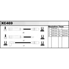 XC469 QUINTON HAZELL Комплект проводов зажигания