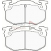 ADB01166 COMLINE Комплект тормозных колодок, дисковый тормоз