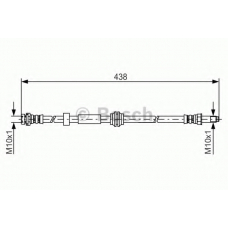 1 987 476 181 BOSCH Тормозной шланг