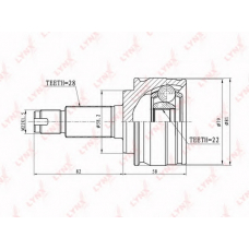 CO3645 LYNX Co-3645 шрус наружный suzuki grand vitara 1.6-2.0 05>