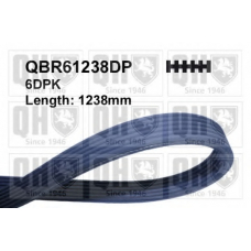 QBR61238DP QUINTON HAZELL Поликлиновой ремень