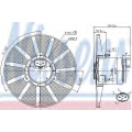 85720 NISSENS Вентилятор, охлаждение двигателя