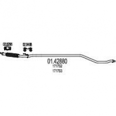 01.42880 MTS Труба выхлопного газа