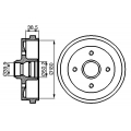 0 986 477 002 BOSCH Тормозной барабан