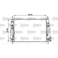 731017 VALEO Радиатор, охлаждение двигателя