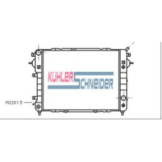 0604101 KUHLER SCHNEIDER Радиатор, охлаждение двигател