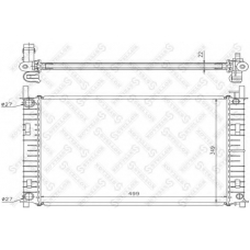 10-25781-SX STELLOX Радиатор, охлаждение двигателя