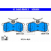 13.0460-5869.2 ATE Комплект тормозных колодок, дисковый тормоз