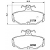 P 24 021 BREMBO Комплект тормозных колодок, дисковый тормоз