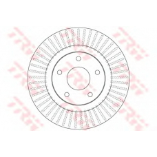 DF6533 TRW Тормозной диск