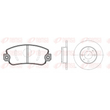 8372.00 REMSA Комплект тормозов, дисковый тормозной механизм