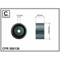 500136 CAFFARO Натяжной ролик, ремень ГРМ