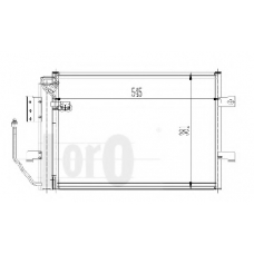 054-016-0003 LORO Конденсатор, кондиционер