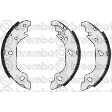 S 23 551 BREMBO Комплект тормозных колодок