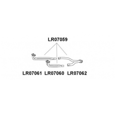 LR07059 VENEPORTE Труба выхлопного газа