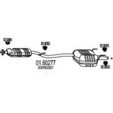 01.60277 MTS Глушитель выхлопных газов конечный