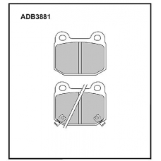 ADB3881 Allied Nippon Тормозные колодки