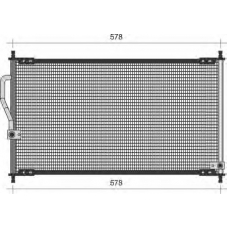 350203484000 MAGNETI MARELLI Конденсатор, кондиционер