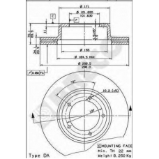 BS 8035 BRECO Тормозной диск