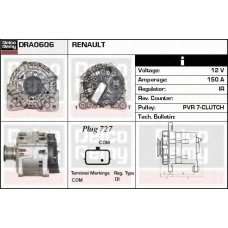 DRA0606 DELCO REMY Генератор