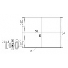 040-016-0001 LORO Конденсатор, кондиционер