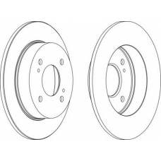 DDF674-1 FERODO Тормозной диск