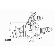 G.1033.88 BEHR Термостат, охлаждающая жидкость