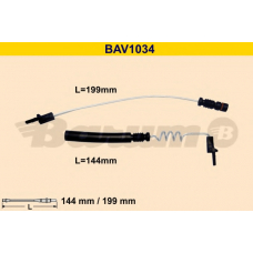 BAV1034 BARUM Сигнализатор, износ тормозных колодок