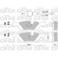 822-070-1K CIFAM Комплект тормозных колодок, дисковый тормоз