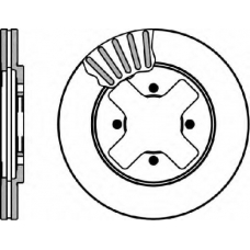 MDC690 MINTEX Тормозной диск