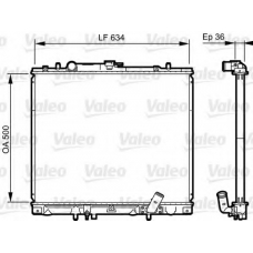 735420 VALEO Радиатор, охлаждение двигателя